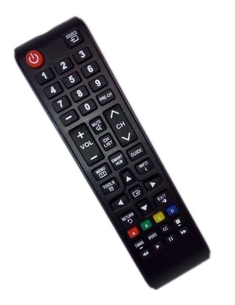 JustFine Replaced Remote Control Compatible for Samsung UN40J520DAF UN48JU6400F UN50J520DAFXZA UN55JU640DFXZA UN60J6200AF LED HDTV TV - Image 1